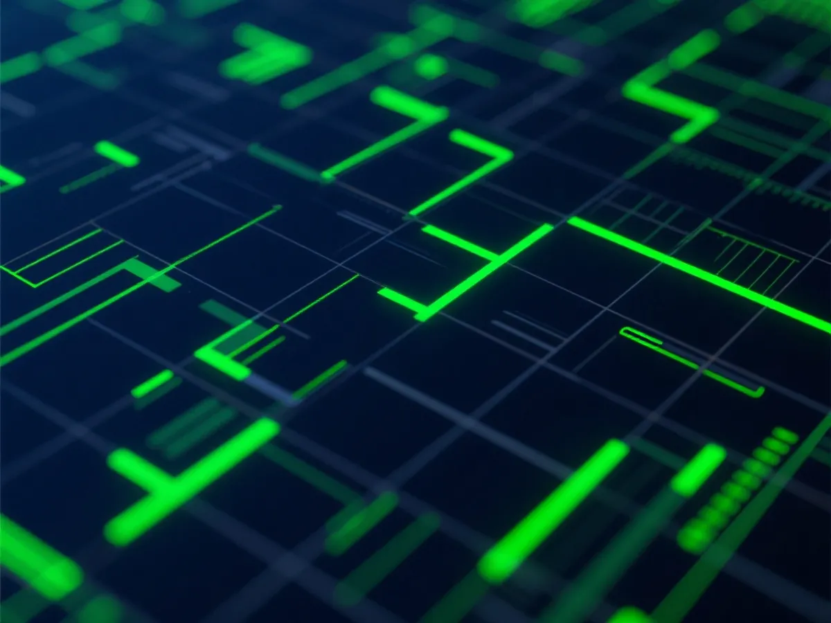 移动端数据终端背景示意